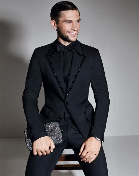 dolce and gabbana mens clothes|dolce and gabbana men's evening.